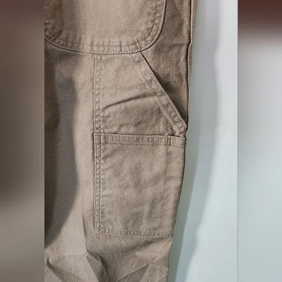 Wrangler Men's Tan Carpenter Pants, NWT, 5 Star, Size 38x32 New - Picture 10 of 12